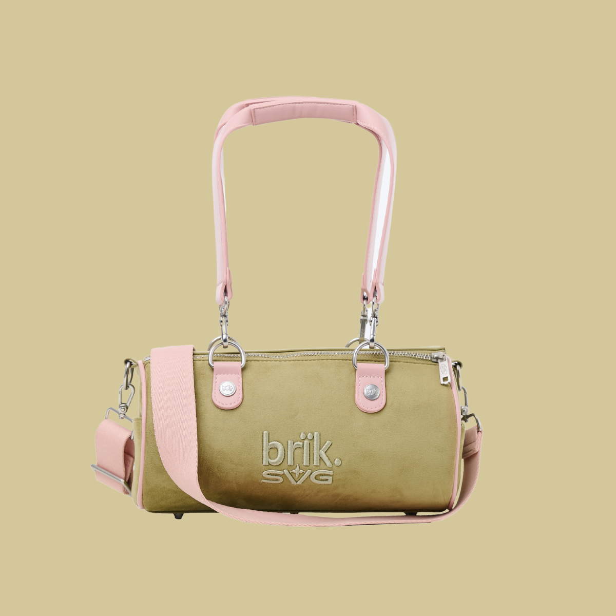 Mini Dufflëtte in Matcha Strawberry