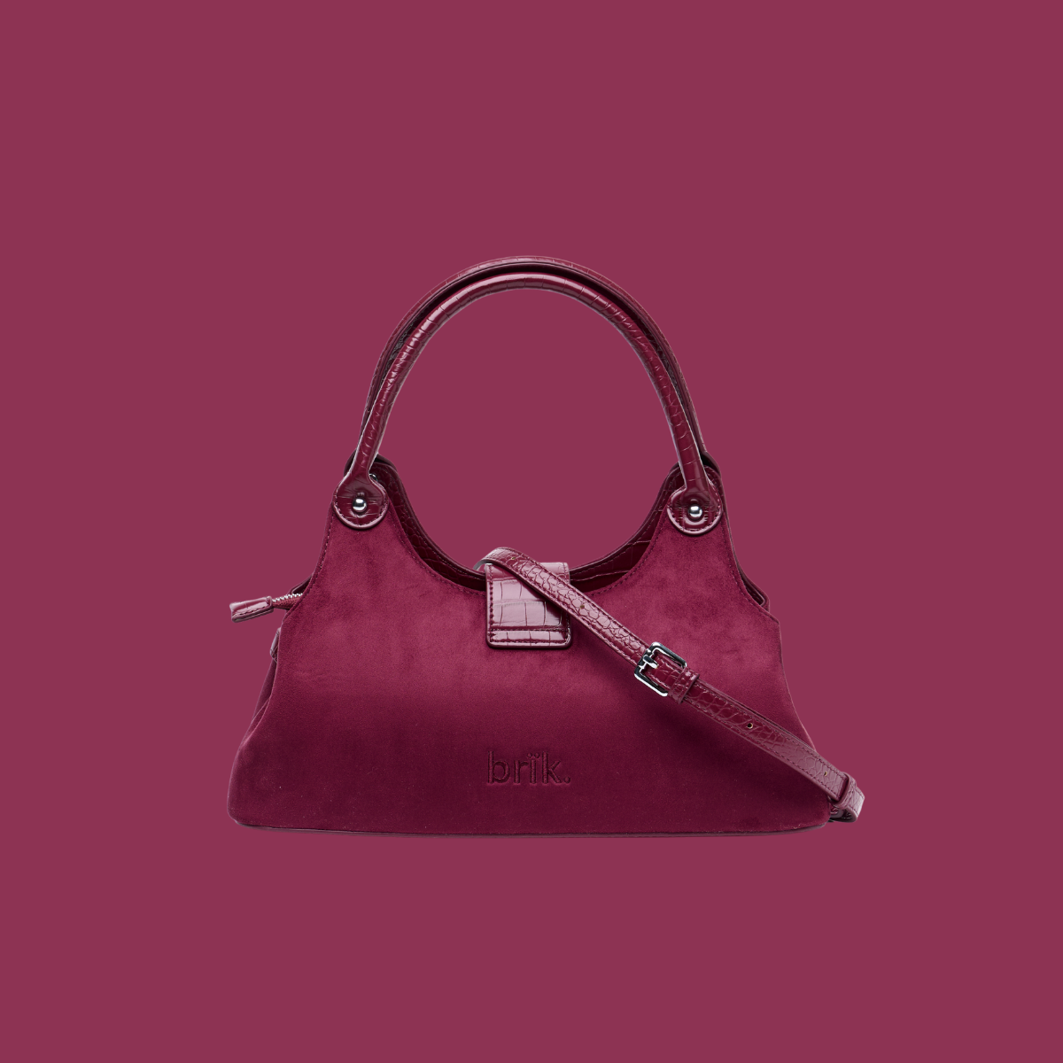 Rêverie Bag [Suede] in Red Velvet