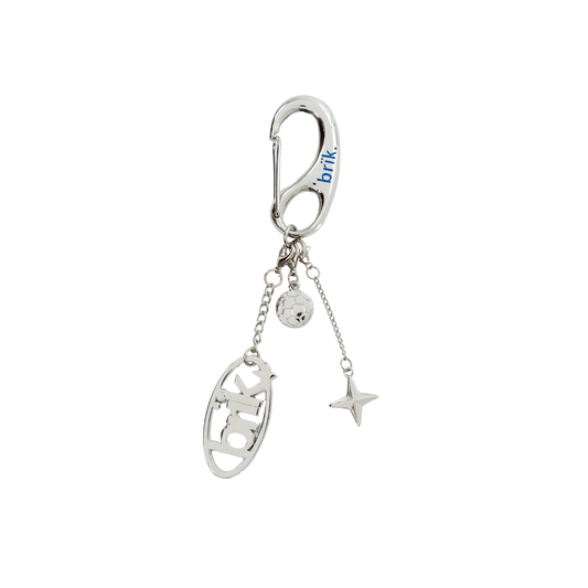brïksvg Carabiner Keychain in Football
