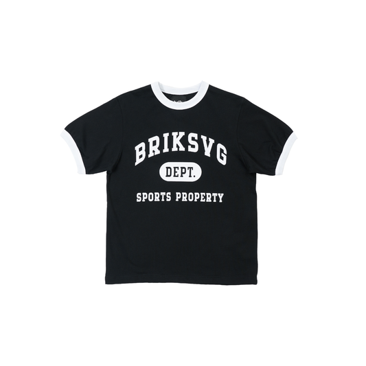 Ringer Tee in Black