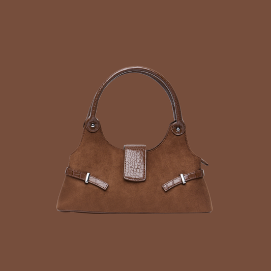 Rêverie Bag [Suede] in Tiramisu