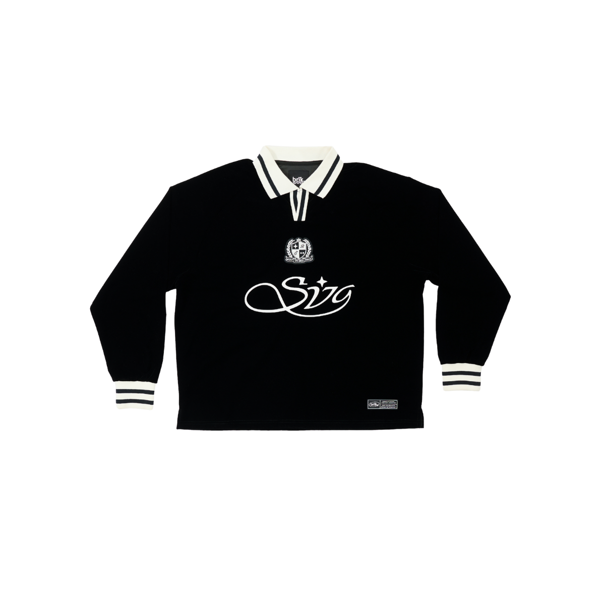 Velvet Jersey in Black