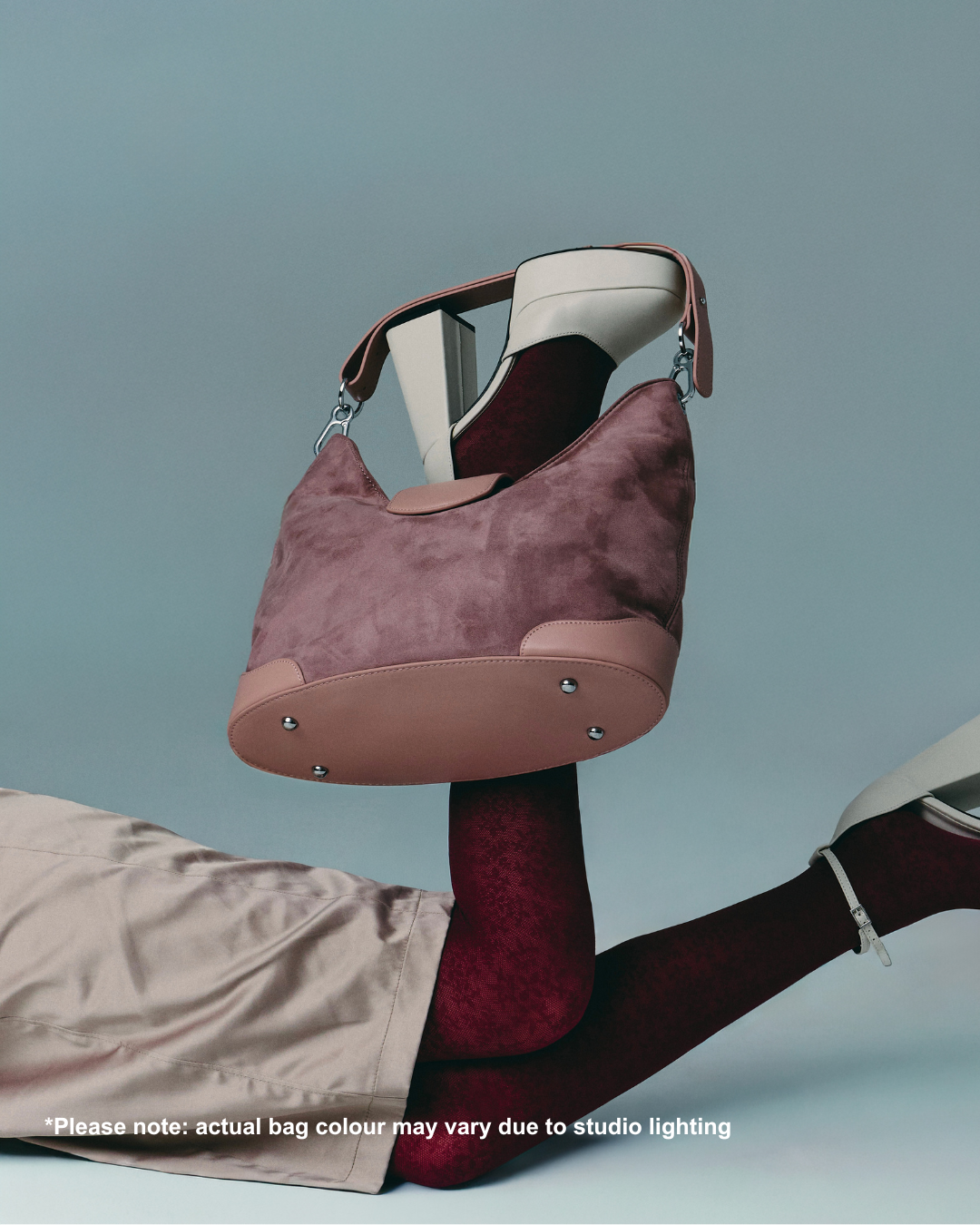 Slouchie Bag in Mauve