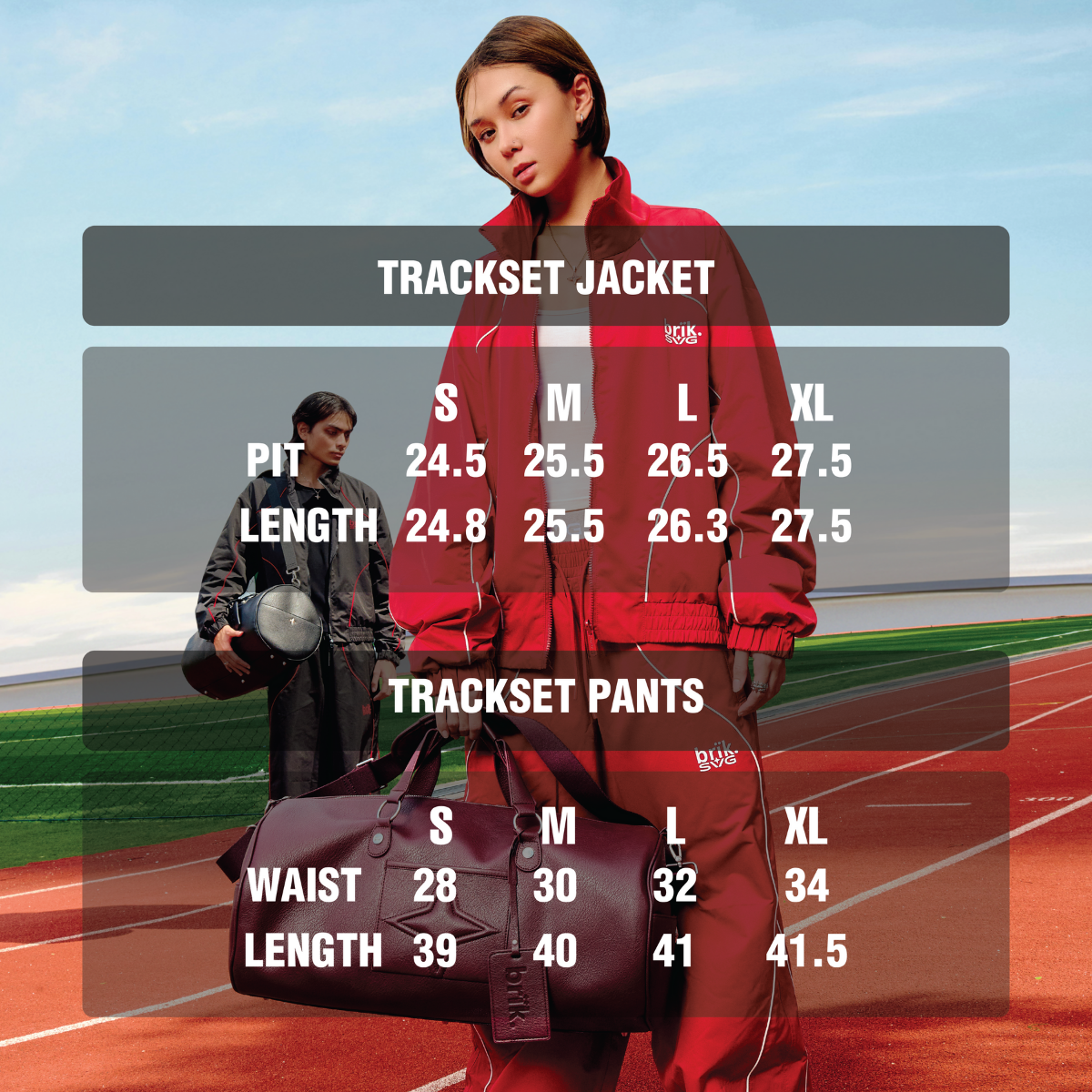 Reversible Trackset in Black